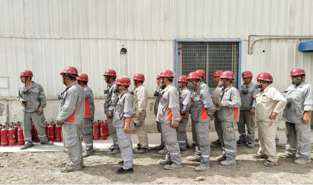 增强消防意识，提升应急能力——哈密 焱鑫铜业有限公司选矿厂破碎车间消防演练